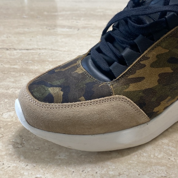 Anthropologie camouflage green/tan sneakers.Excellent Condition. - Picture 10 of 14